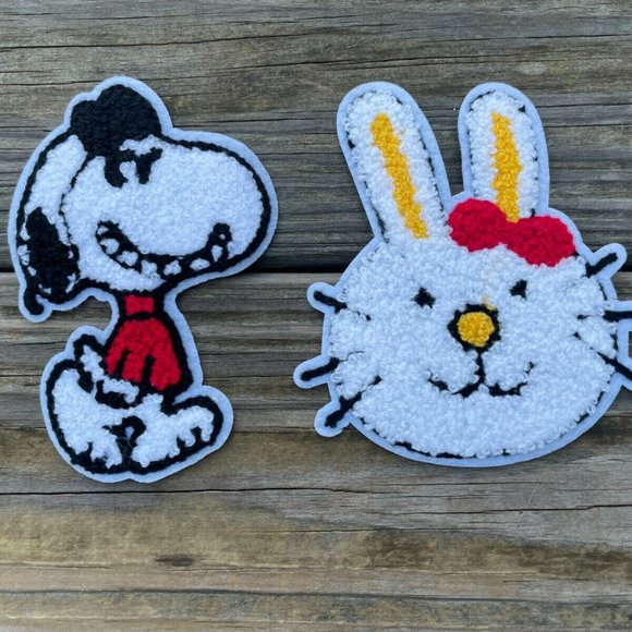 Iron On Patches Fuzzy Applique Patches for Craft Clothes Lot of 2 - Picture 11 of 11